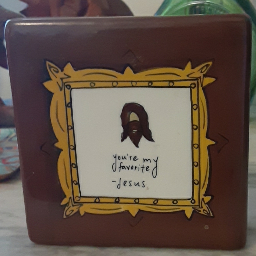 Ceramic "You're my fave- Jesus" Decoration
